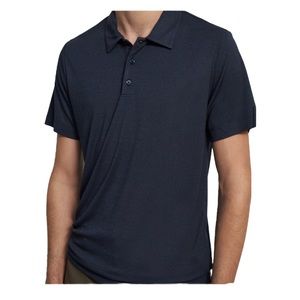 Theory Men’s Polo Shirt Navy Blue Size XL